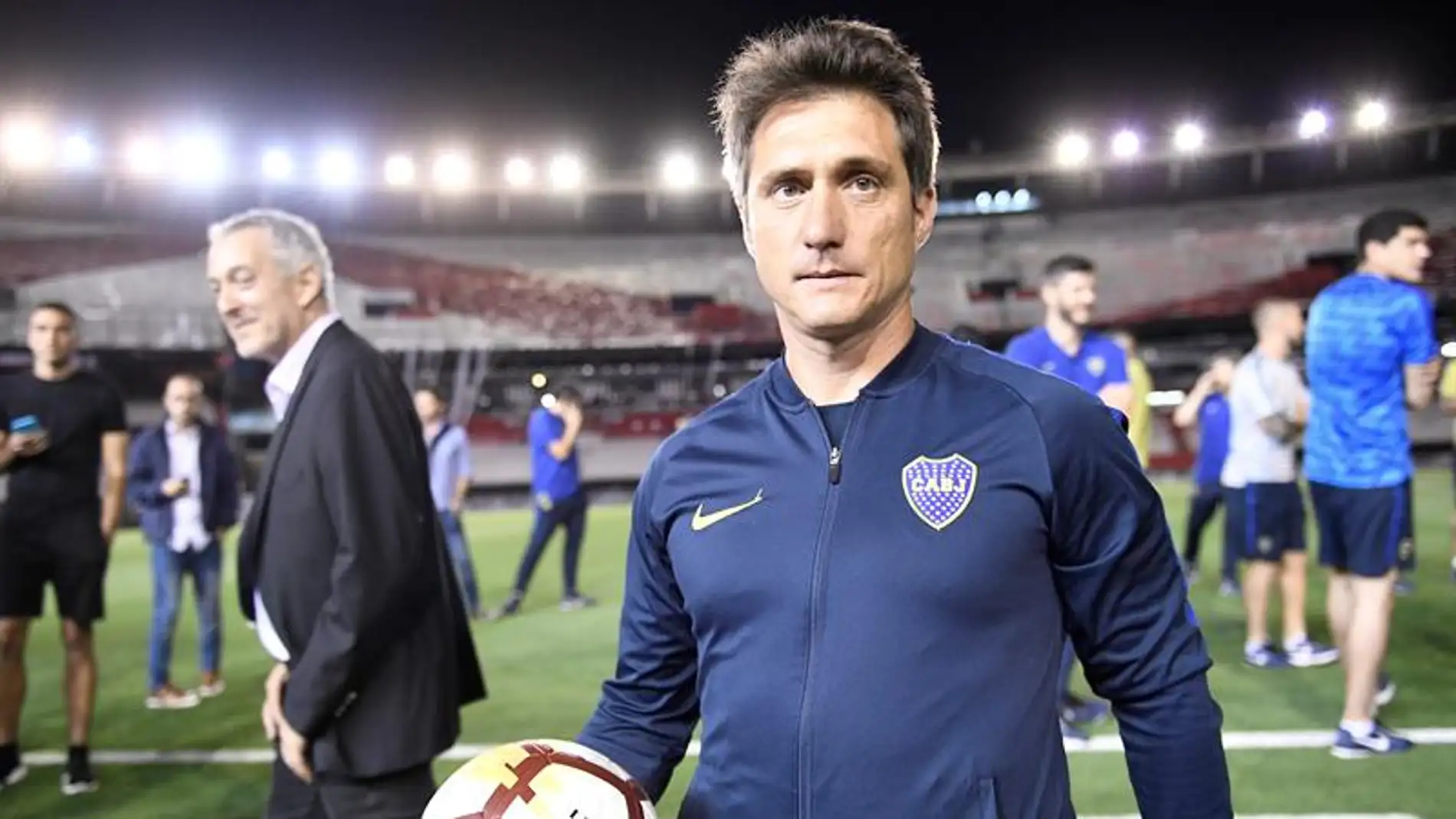 El entrenador del Boca, Guillermo Barros Schelotto