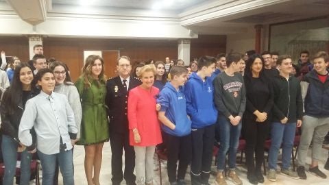 Alumnos de C.Real han rechazado la violencia de g&eacute;nero