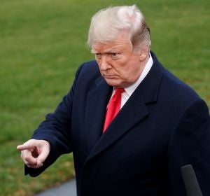 Donald Trump ante los periodistas Donald Trump ante los periodistas