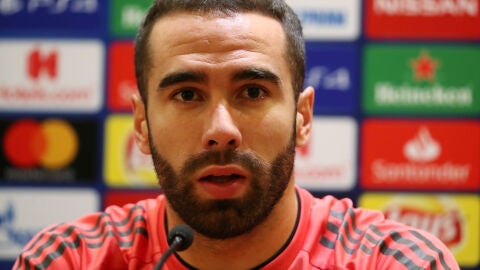 Dani Carvajal en rueda de prensa