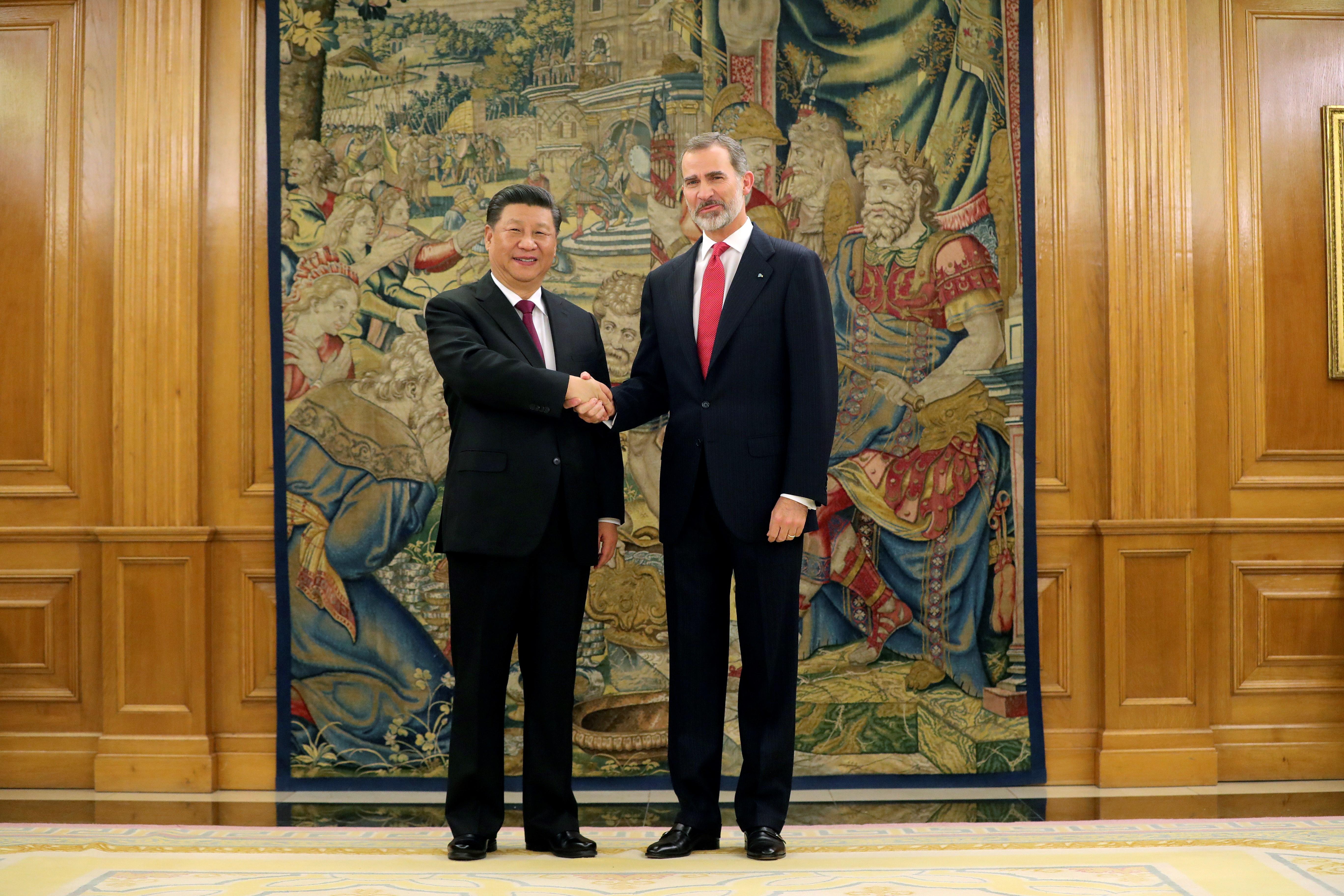 Xi Jinping se reúne con Felipe VI para abrir su visita de Estado a España Xi Jinping se reúne con Felipe VI para abrir su visita de Estado a España