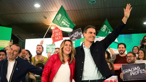Pedro Sánchez y Susana Díaz Pedro Sánchez y Susana Díaz