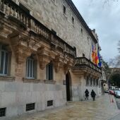 El Palacio de Justicia, sede del Tribunal Superior de Justicia de Baleares (TSJIB) y la Audiencia Provincial, en la plaza Weyler de Palma