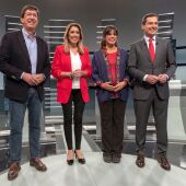 Los cuatro principales candidatos a la Presidencia de la Junta de Andalucía