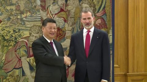Xi Jinping llega a Madrid para la primera visita de Estado de un presidente chino a Espa&ntilde;a en 13 a&ntilde;os 