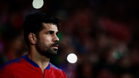 Diego Costa, en el Wanda Metropolitano