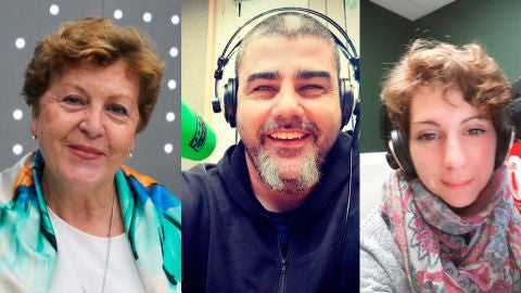 Los profesores Julia Resina, Ram&oacute;n Rodr&iacute;guez y B&aacute;rbara de Aymerich
