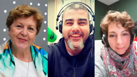 Los profesores Julia Resina, Ramón Rodríguez y Bárbara de Aymerich Los profesores Julia Resina, Ramón Rodríguez y Bárbara de Aymerich