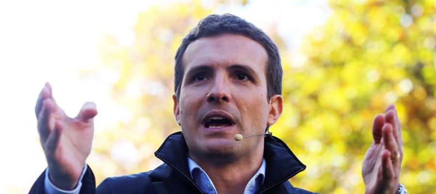 El presidente del Partido Popular, Pablo Casado El presidente del Partido Popular, Pablo Casado