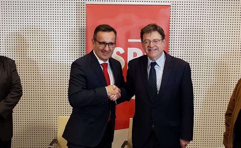 Ximo Puig y Diego Conesa unidos en defensa del trasvase Tajo-Segura que consideran "irrenunciable" Ximo Puig y Diego Conesa unidos en defensa del trasvase Tajo-Segura que consideran "irrenunciable"