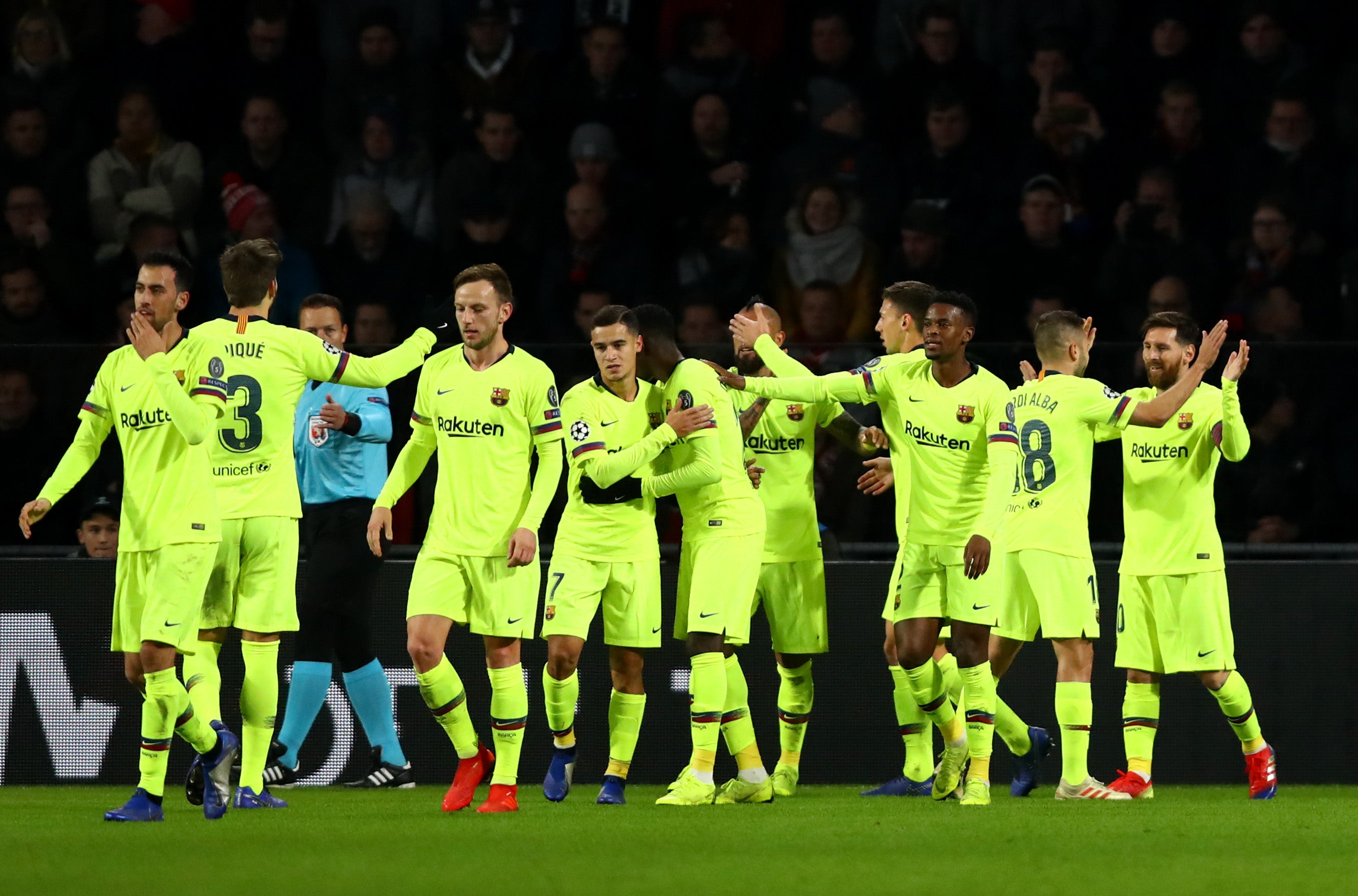 PSV Eindhoven 1-2 FC Barcelona: Escucha los goles de Messi y Piqué PSV Eindhoven 1-2 FC Barcelona: Escucha los goles de Messi y Piqué