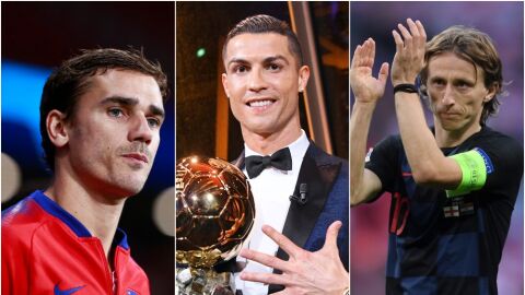 Candidatos al Bal&oacute;n de Oro 2018