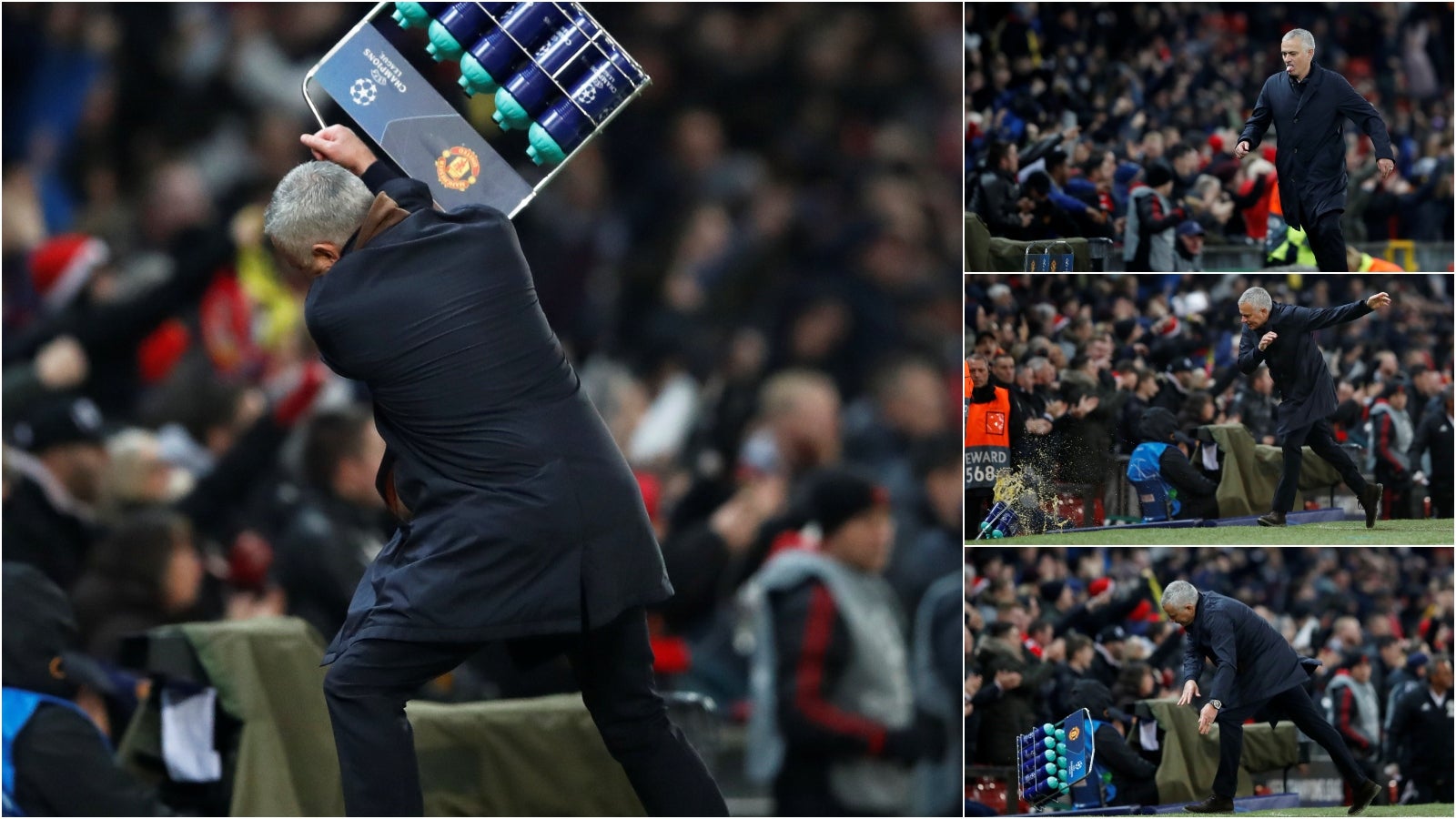 Se volvió completamente loco: la reacción de Mourinho tras el gol de Fellaini en el 91 Se volvió completamente loco: la reacción de Mourinho tras el gol de Fellaini en el 91