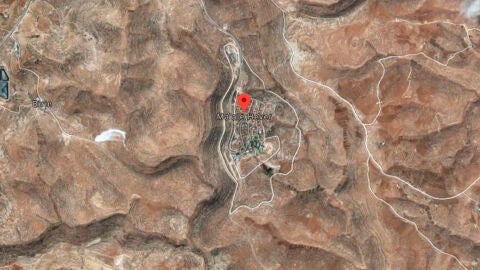 Vista a&eacute;rea de Pnei Hever, Cisjordania