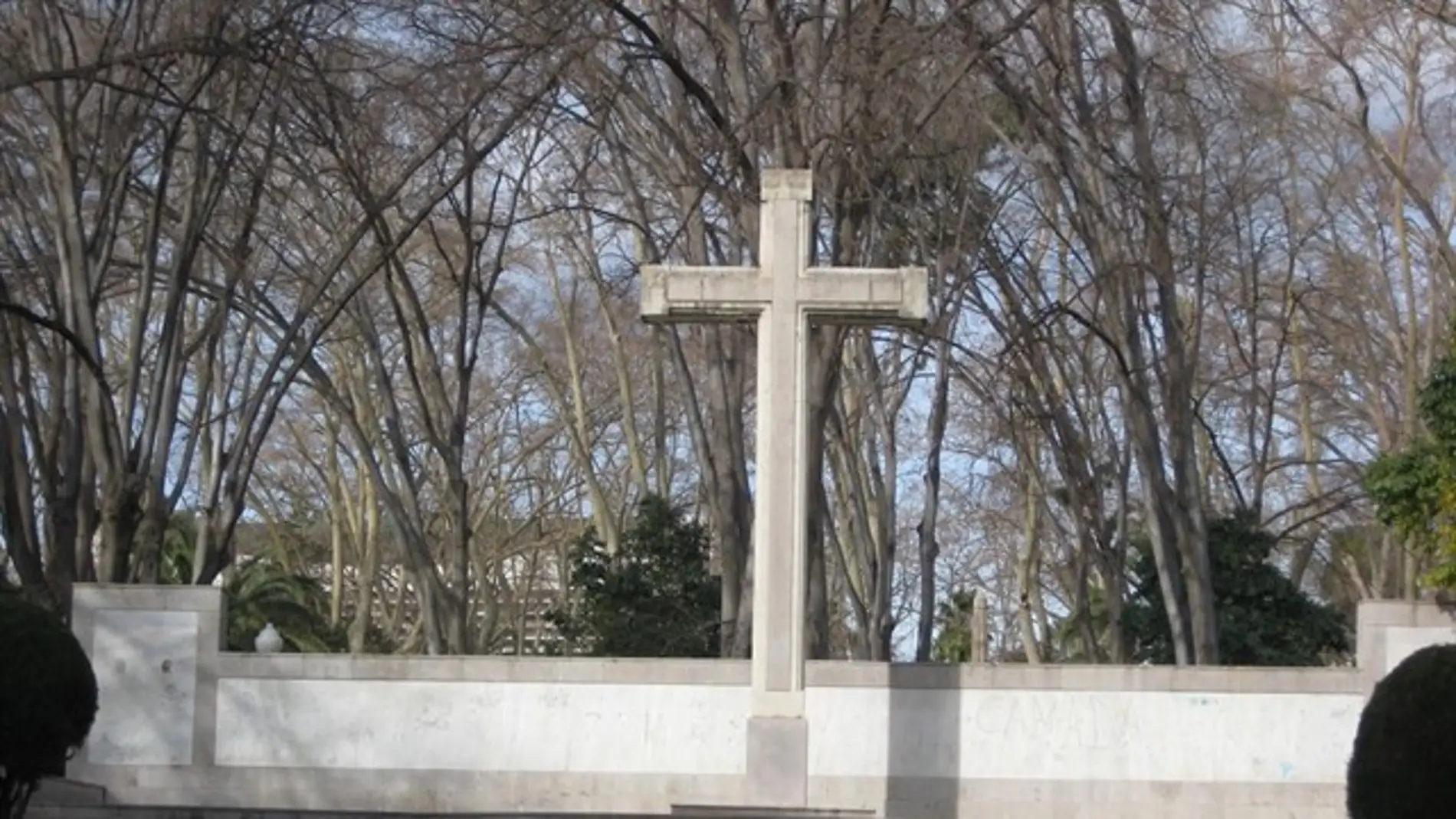 Cruz del Parque Ribalta de Castellón. 