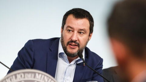 El vicepresidente del Gobierno y l&iacute;der de la Liga, Matteo Salvini