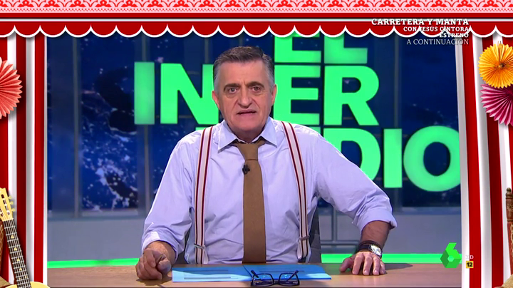 La tele con Monegal: "Me gusta que 'El Intermedio' también practique sarcasmo con la izquierda" La tele con Monegal: "Me gusta que 'El Intermedio' también practique sarcasmo con la izquierda"