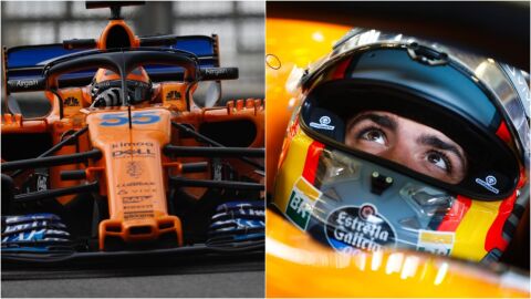 Carlos Sainz, en su primera d&iacute;a con McLaren