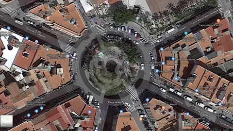 La calle Mario Pastor Sempere está junto a la Plaza de Barcelona de Elche La calle Mario Pastor Sempere está junto a la Plaza de Barcelona de Elche