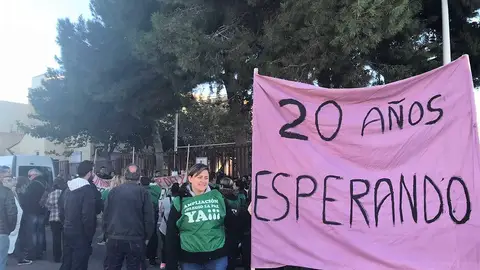 Concentración del Ampa del CP La Paz de Torrellano Concentración del Ampa del CP La Paz de Torrellano