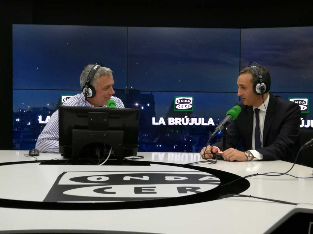 César Sánchez visita la Brújula de Onda Cero mañana jueves, con Juan Ramón Lucas César Sánchez visita la Brújula de Onda Cero mañana jueves, con Juan Ramón Lucas