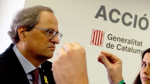 El president. Quim Torra. 