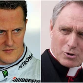 Schumacher y el arzobispo alemán Georg Gänswein Schumacher y el arzobispo alemán Georg Gänswein