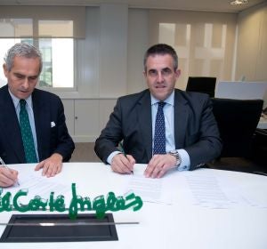 Rodrigo Cipriani, de Alibaba Group, y Victor del Pozo, de El Corte Inglés Rodrigo Cipriani, de Alibaba Group, y Victor del Pozo, de El Corte Inglés