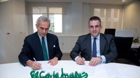 Rodrigo Cipriani, de Alibaba Group, y Victor del Pozo, de El Corte Ingl&eacute;s