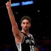 Pau Gasol en un partido con los Spurs Pau Gasol en un partido con los Spurs