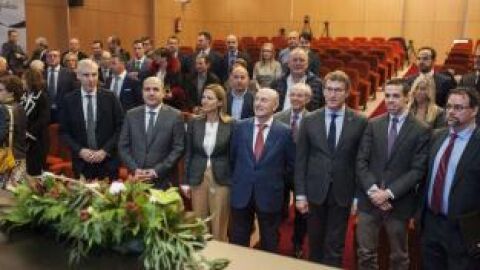 Feijoo con directivos de Coren