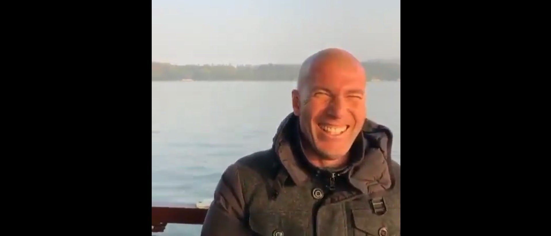 La imperdible reacción de Zidane cuando le ponen el himno de la Champions: no puede controlar su risa La imperdible reacción de Zidane cuando le ponen el himno de la Champions: no puede controlar su risa