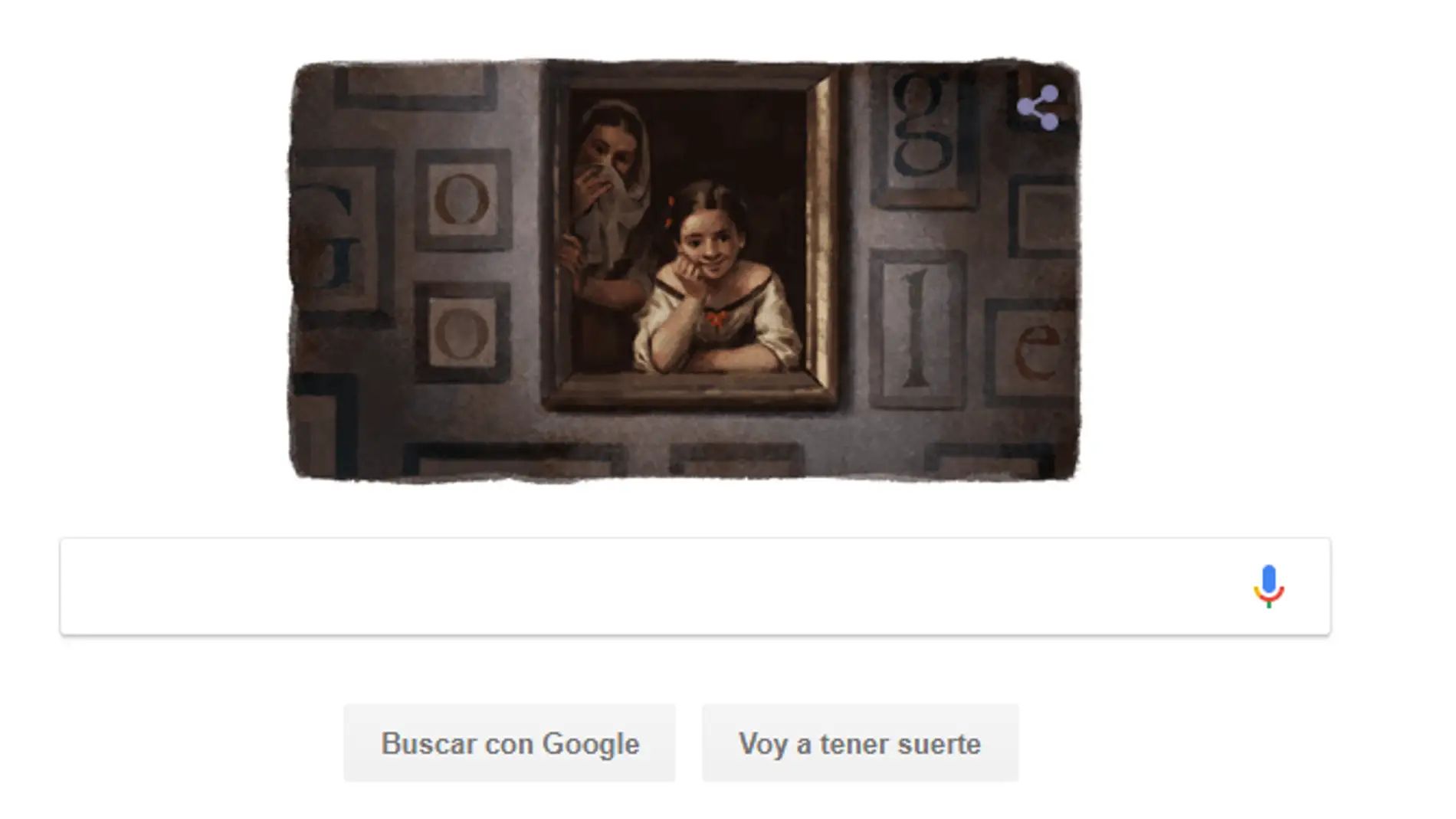 Doodle de Google sobre Bartolomé Esteban Murillo
