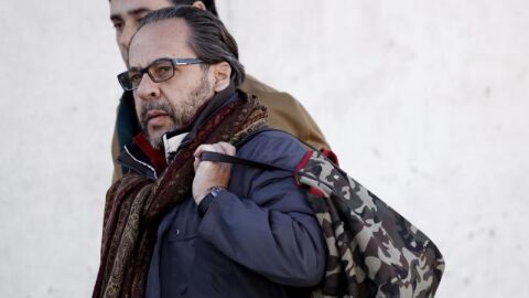 &Aacute;lvaro P&eacute;rez 'El Bigotes', a su llegada a la Audiencia Nacional