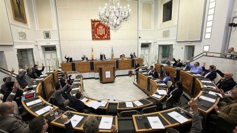 Sal&oacute;n de Pleno de la Diputaci&oacute;n 