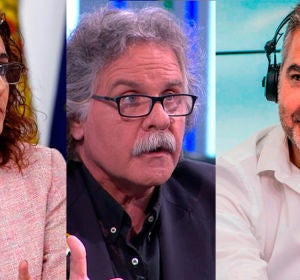 María Jesús Montero, Joan Tardá y Carlos Alsina María Jesús Montero, Joan Tardá y Carlos Alsina