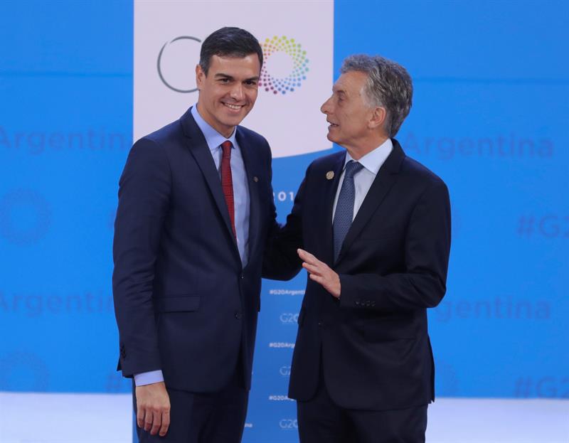 Macri traslada a Sánchez su acuerdo para la final Copa Libertadores en Madrid Macri traslada a Sánchez su acuerdo para la final Copa Libertadores en Madrid