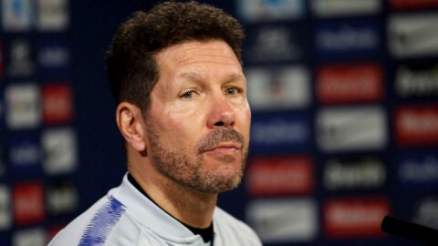 Simeone, en rueda de prensa