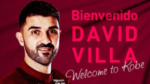 David Villa, nuevo jugador del Vissel Kobe