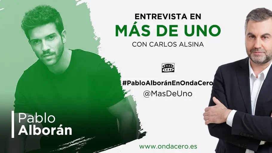 Plantilla de Carlos Alsina con Pablo Alborán Plantilla de Carlos Alsina con Pablo Alborán