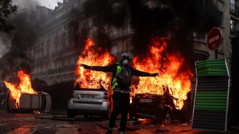 Protestas de los Chalecos Amarillos en Par&iacute;s