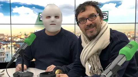 León Siminiani y Flako, de "Apuntes para una película de atracos" León Siminiani y Flako, de "Apuntes para una película de atracos"