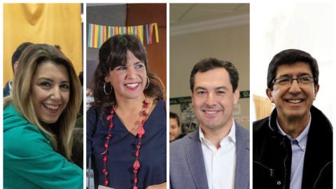 Los candidatos a las elecciones de Andaluc&iacute;a