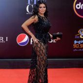 Imagen de la actriz Rania Youssef en el Festival de Cine de El Cairo
