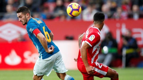 Koke, ante Pedro Porro