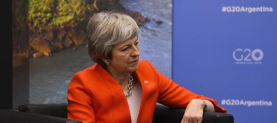 Theresa May en la cumbre del G20 Theresa May en la cumbre del G20