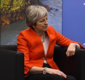 Theresa May en la cumbre del G20 Theresa May en la cumbre del G20