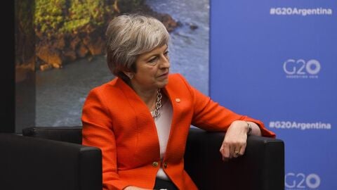 Theresa May en la cumbre del G20
