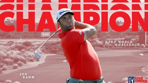 Jon Rahm, campe&oacute;n del Hero World Challenge