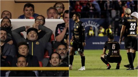 La decepci&oacute;n de los Dorados de Sinaloa de Maradona